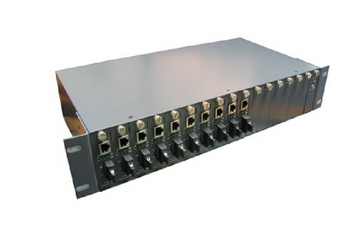 16槽光纖收發(fā)器機(jī)架