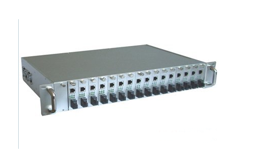 17槽網(wǎng)管型光纖收發(fā)器機(jī)架